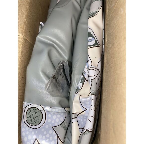 Vintage Intex Comfort Rest DESIGNER Air Bed 78”x 58” Mattress CREAM Flower RARE - Picture 4 of 12